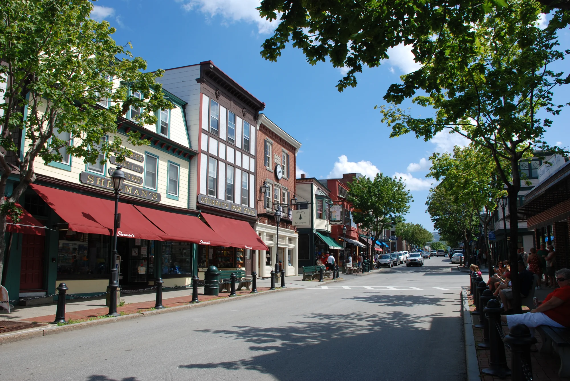 Main Street in Bar Harbor